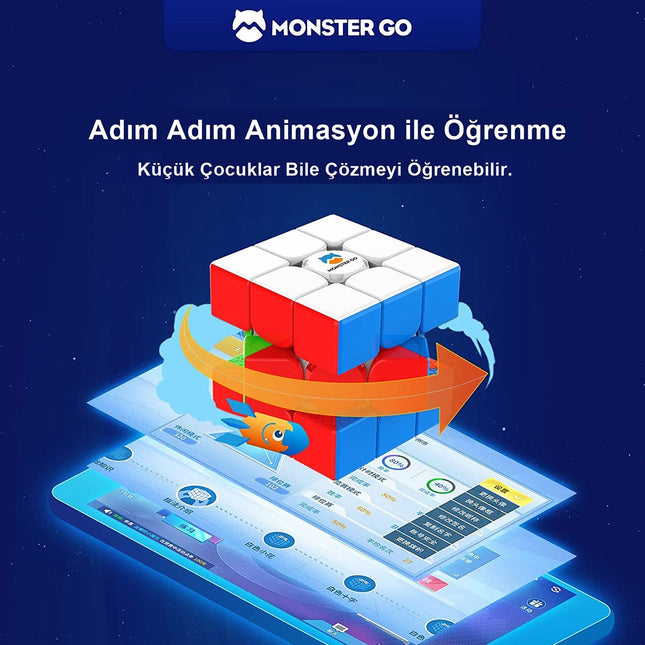 Professional Gan Monster Go 3x3 Artificial Intelligence Cube Puzzle