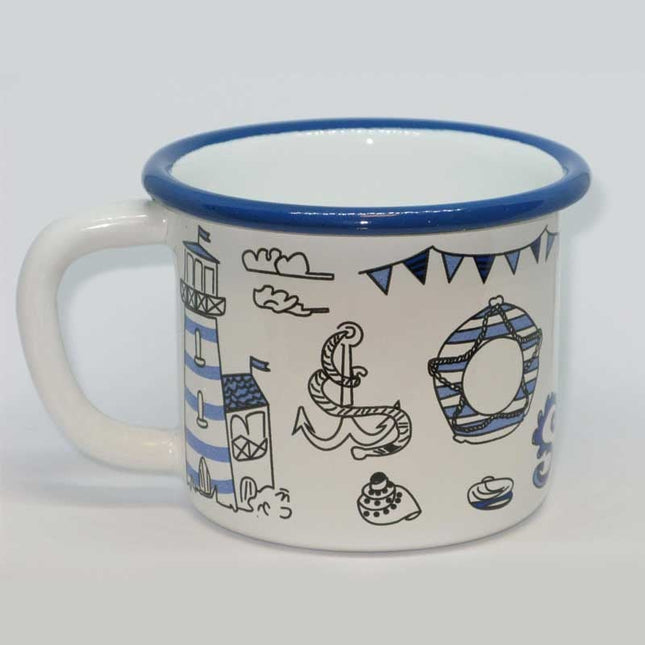 Enamel Mug Marin 2018 Navy Blue Edge