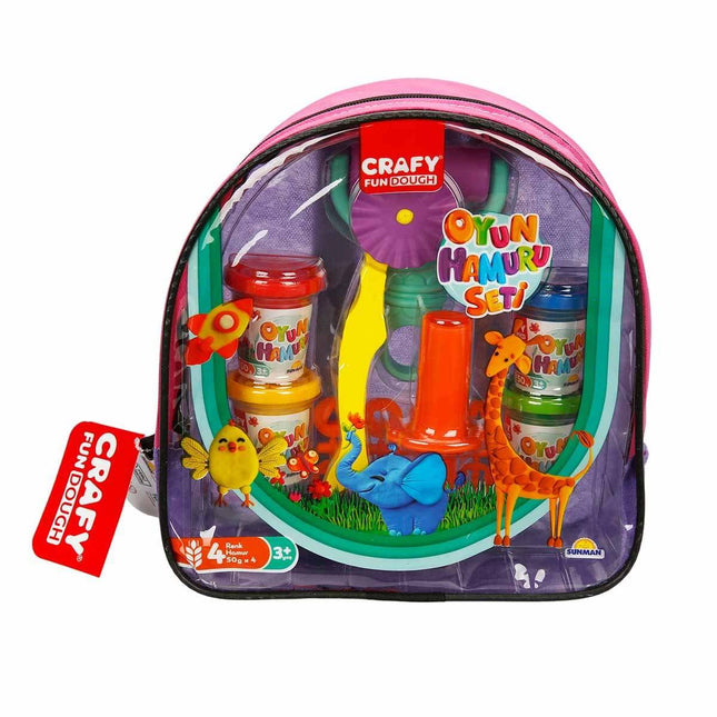 Crafy Play Dough Set with Bag 200 Gr.