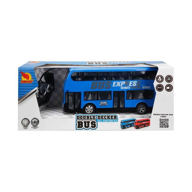 Sunman Remote Controlled Double Decker Bus with Lights