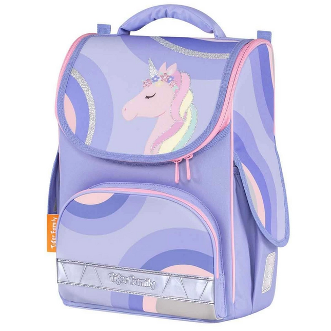 Colorful School Bag with Unicorn Pattern