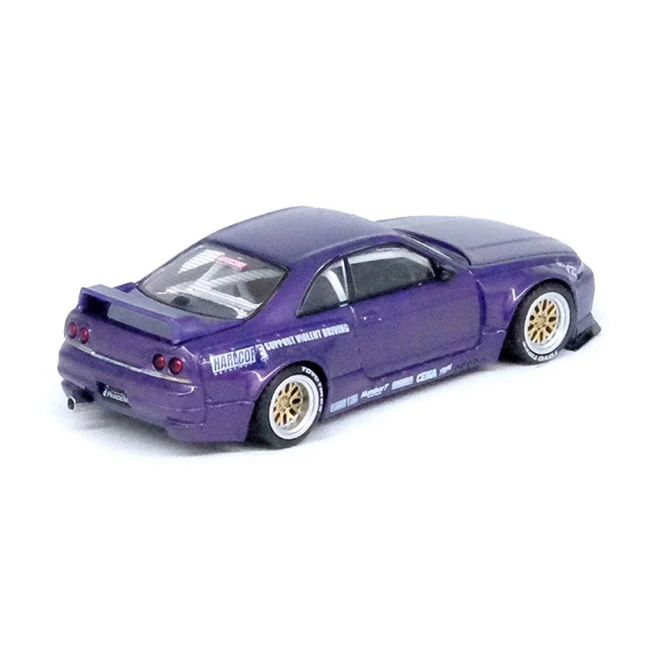 Inno 1/64 Nissan Skyline GT-R (R33) "PANDEM ROCKET BUNNY" Purple