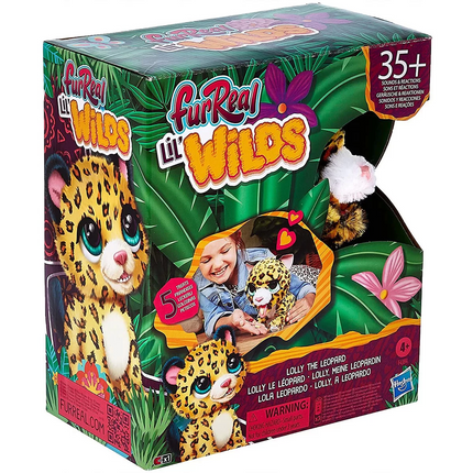 Furreal Lil Wilds Lolly Interactive Plush Leopard