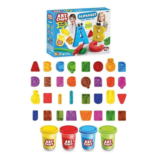Alphabet Dough Set 224 Gr