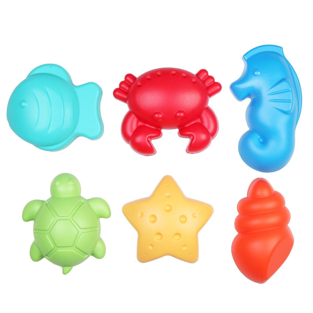 LC Lets Be Child Sea Animals Sand Mold 6 Pieces
