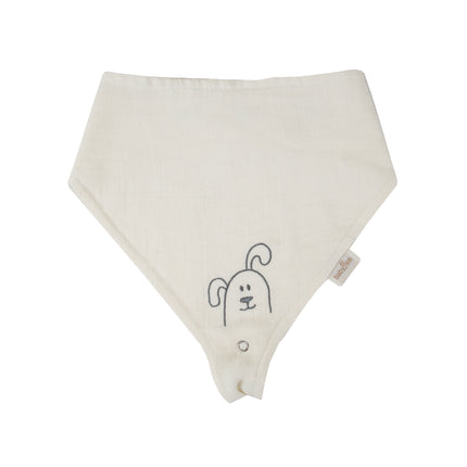 Babyjem 837 muslin bib with pacifier hanger