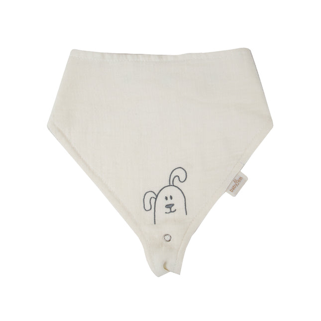 Babyjem 837 muslin bib with pacifier hanger