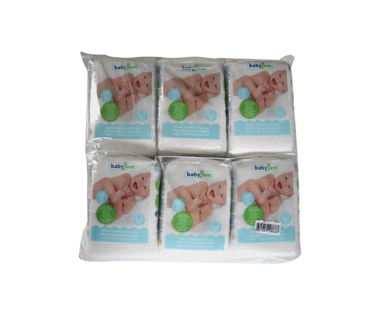 Babyjem baby cleaning cotton 6 pieces