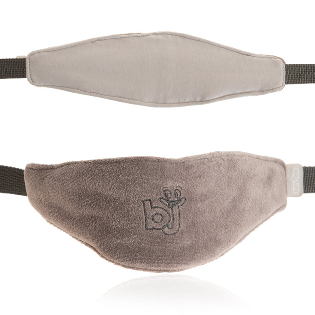 Babyjem auto head &amp; neck support strap /grey / velvet