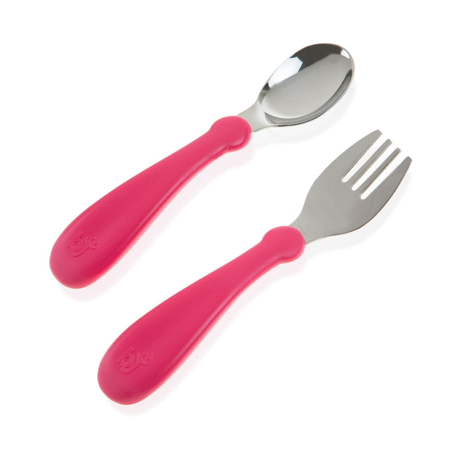 Babyjem steel spoon and fork