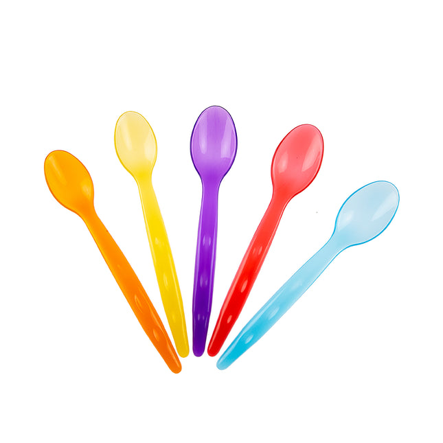 Babyjem feeding spoon mixed colors 5 pieces