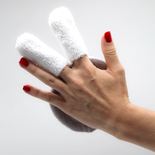 Babyjem oral care glove gray