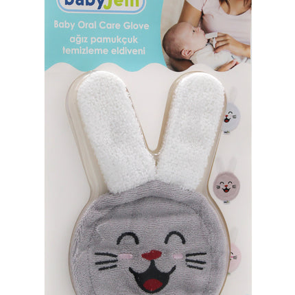 Babyjem oral care glove gray