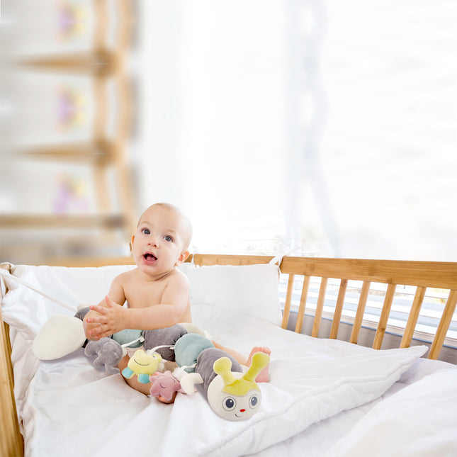 Babyjem velvet catterpillar pillow