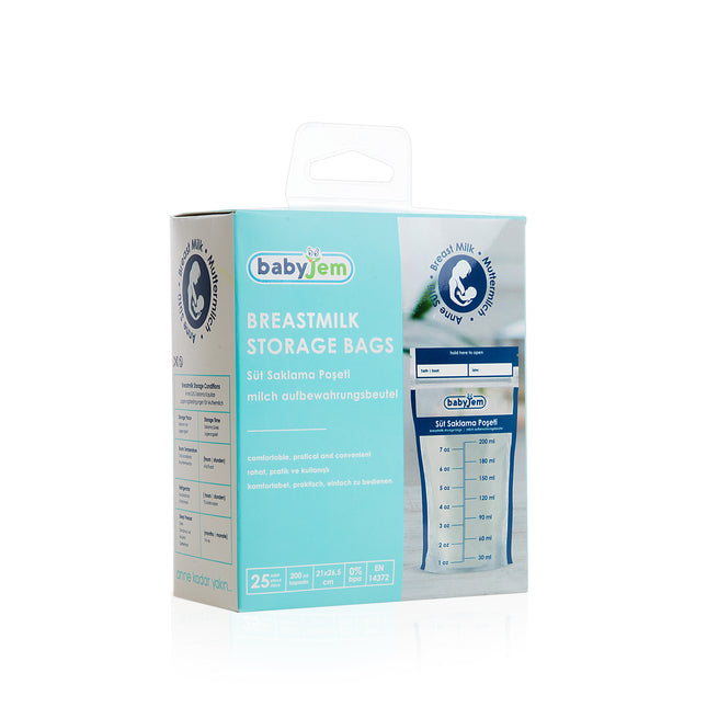 Babyjem breast milk storage bag 7oz (200ml)