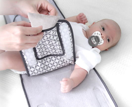 Babyjem prati̇c swaddle with anticolic cherry core bag