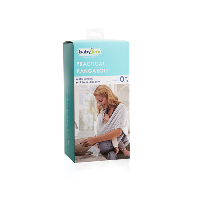 Babyjem baby wrap syling gray