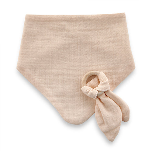 Babyjem muslin bib with teether