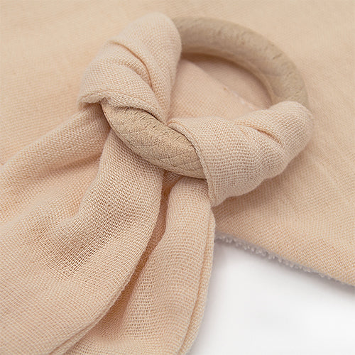 Babyjem muslin bib with teether