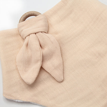 Babyjem muslin bib with teether