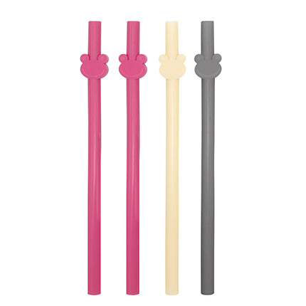 Babyjem silicone straws 4 pieces