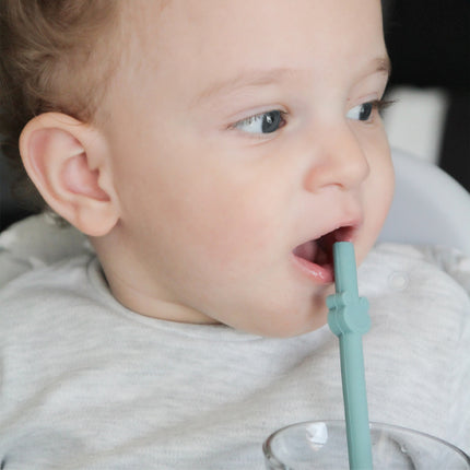 Babyjem silicone straws 4 pieces