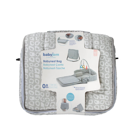 Babyjem babynest bag gray square