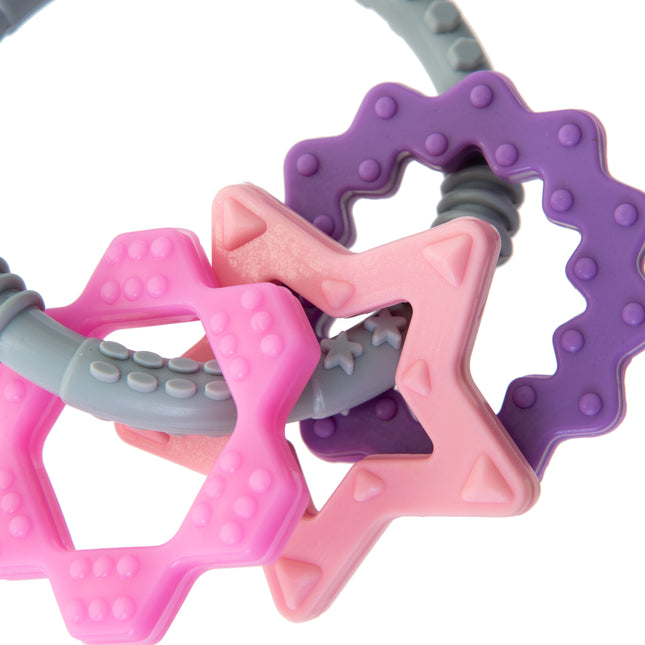 Babyjem silicon ring teether 100% food-grade silicone dishwasher safe 3+ months