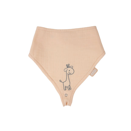 Babyjem 837 muslin bib with pacifier hanger