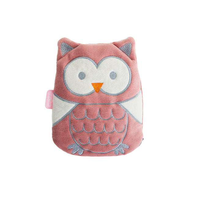 Babyjem velvet colic pillow with cherry core bag owl to reduce colic pain 14x17 cm