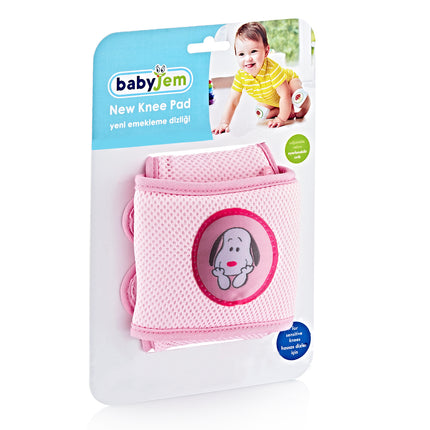 Babyjem knee pad with touch and close fastener