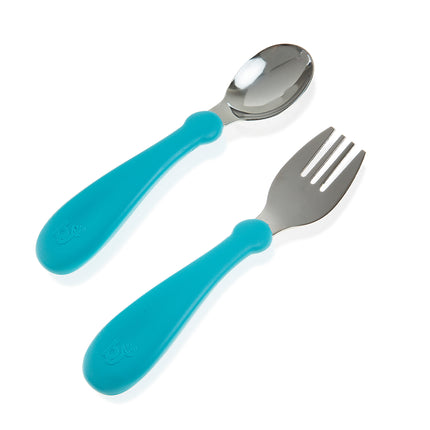 Babyjem steel spoon and fork