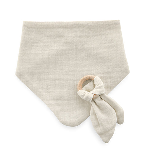 Babyjem muslin bib with teether