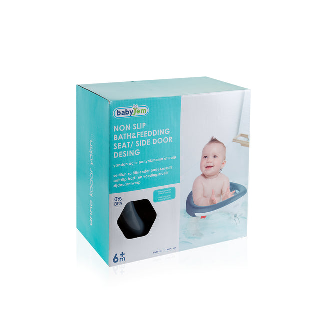 Babyjem anti-slip baby bath & sleeping seat side opening