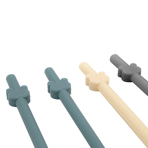 Babyjem silicone straws 4 pieces