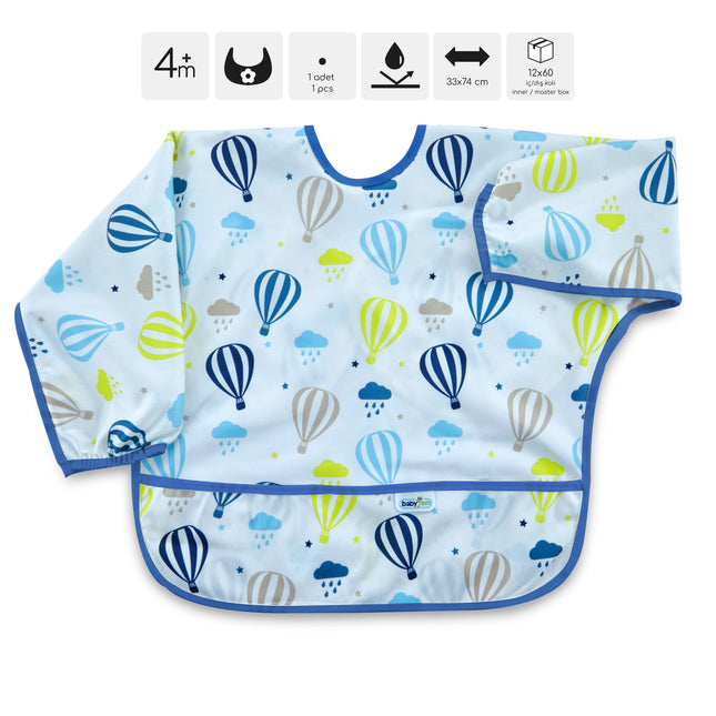 Babyjem blw bib with sleeves