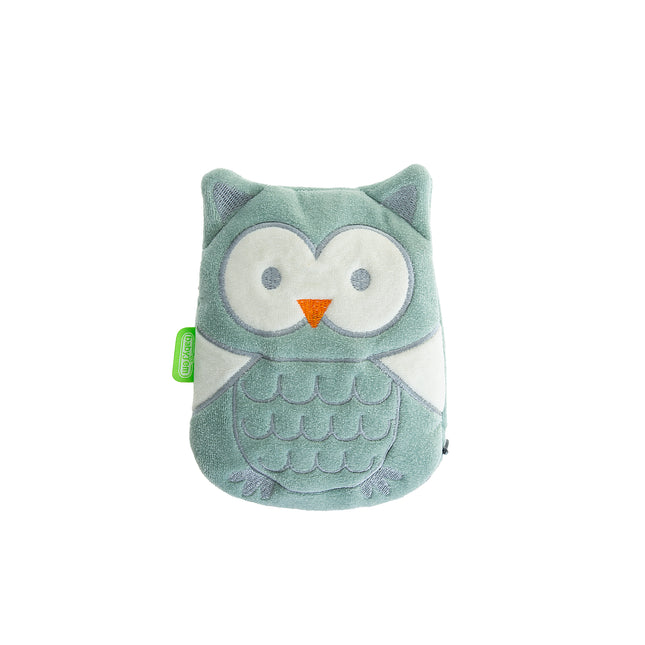 Babyjem velvet colic pillow with cherry core bag owl to reduce colic pain 14x17 cm
