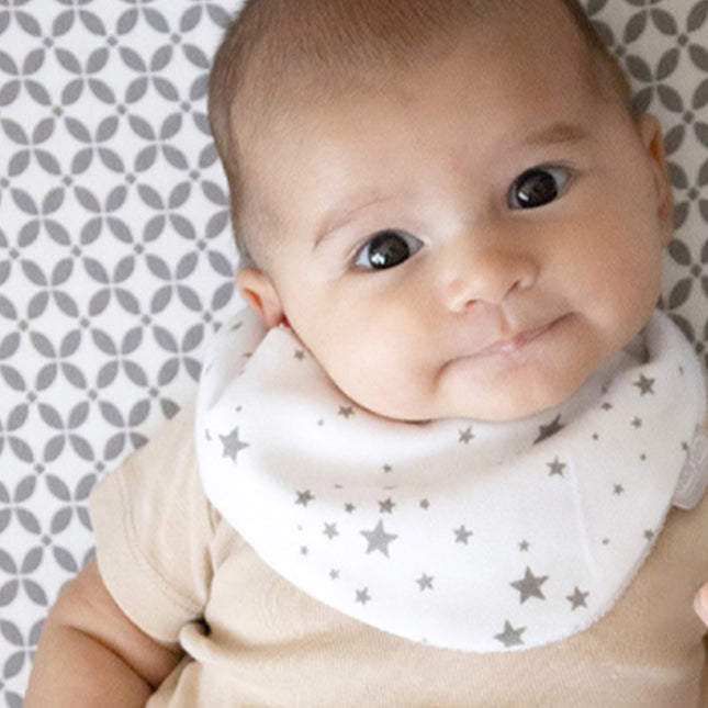 Babyjem newborn scarf apron with star design