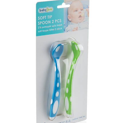 Babyjem soft tip spoon 2 pieces