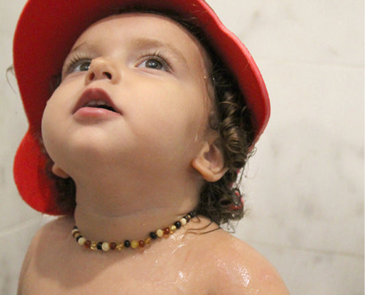 Babyjem amber necklace