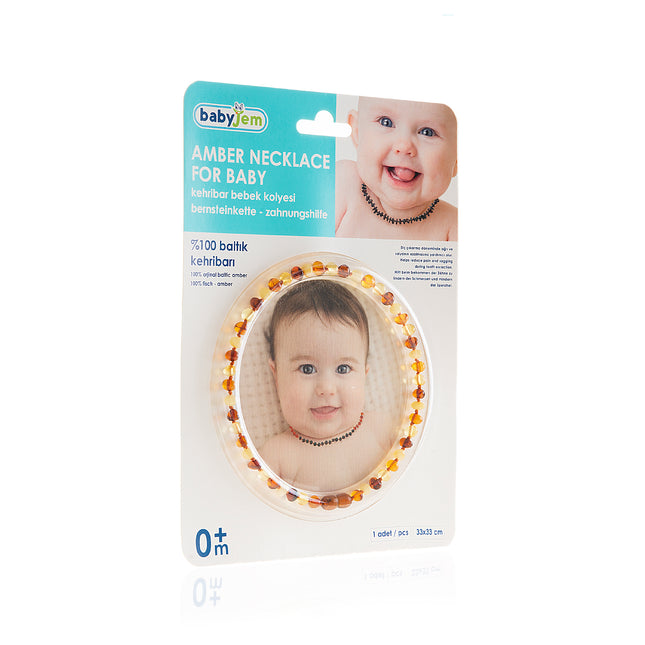 Babyjem amber necklace