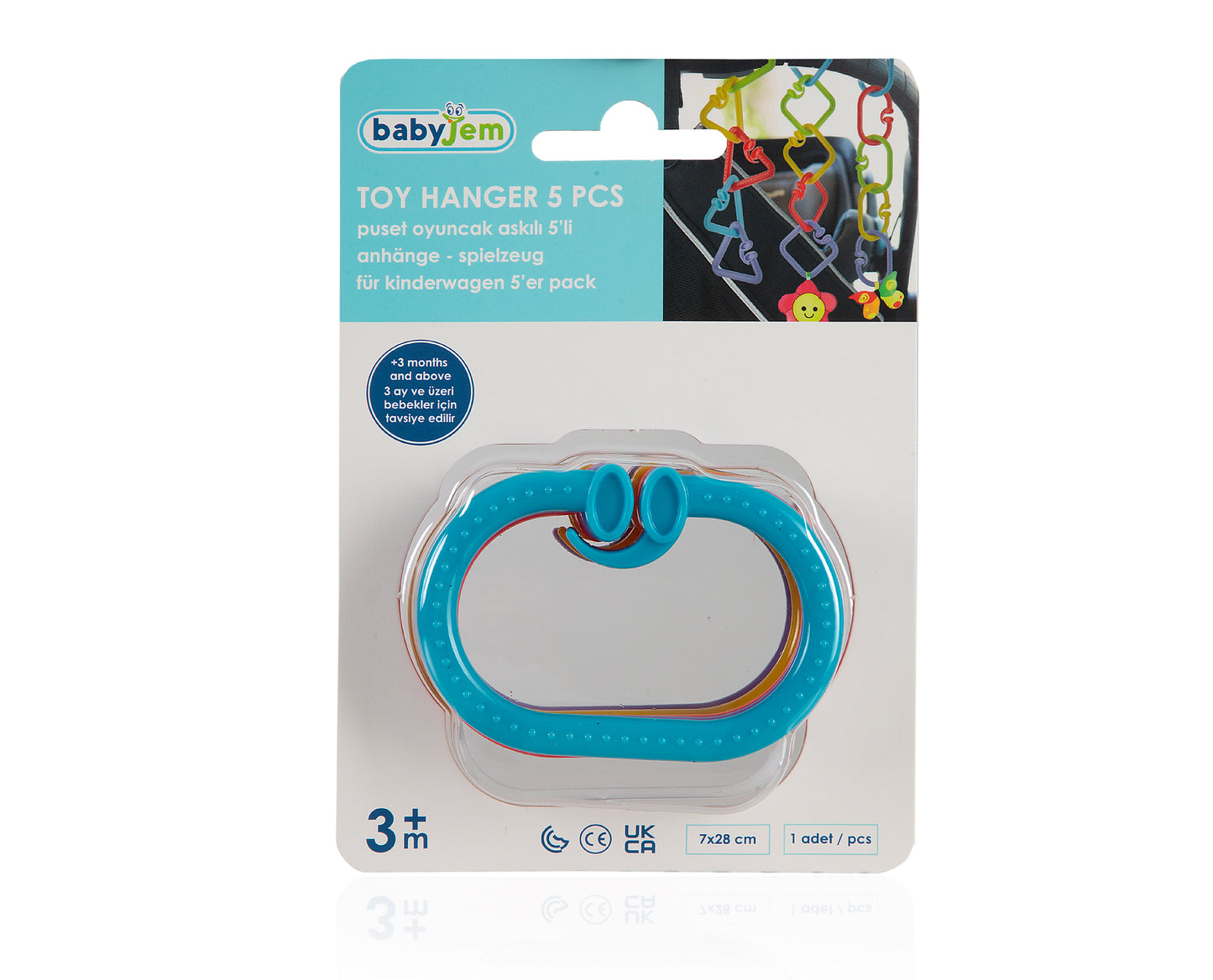 Babyjem toy hanger 5 pieces