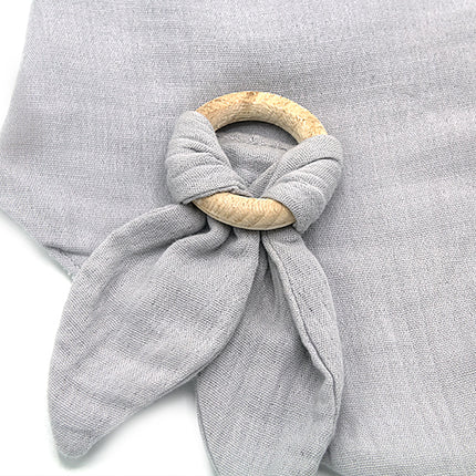 Babyjem muslin bib with teether