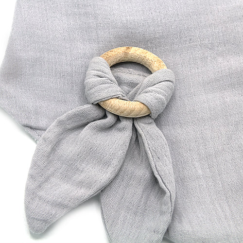 Babyjem muslin bib with teether