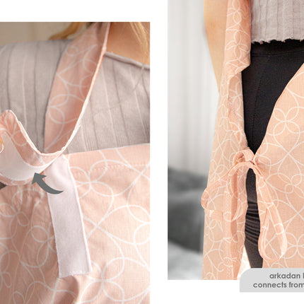 Babyjem nursing apron with pocket