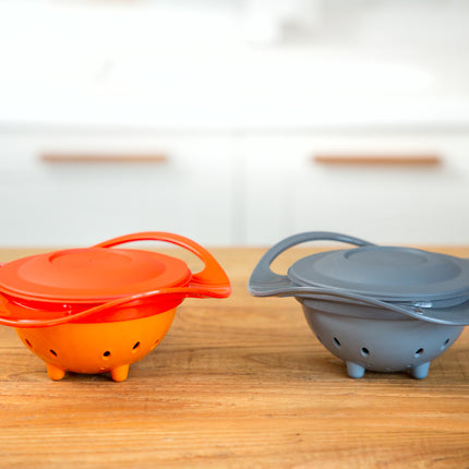 Babyjem amazing 360 rotating bowl no spill dishwasher safe