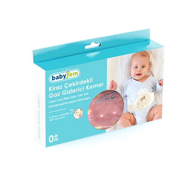 Babyjem anticolic warm belt with cherry core 100% cherry seed