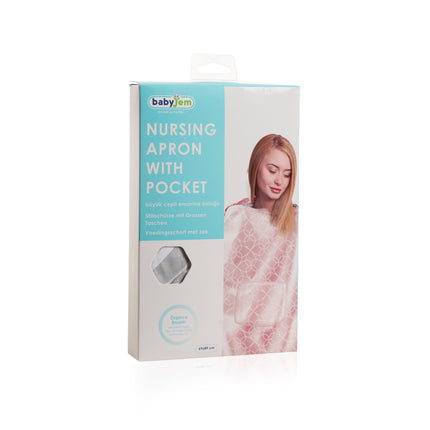 Babyjem nursing apron with pocket