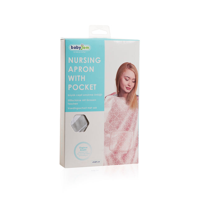 Babyjem nursing apron wi̇th pocket