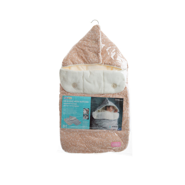 Babyjem swaddle with flower patterns